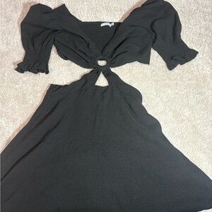 Lush Black Dress